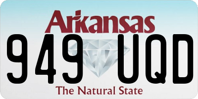 AR license plate 949UQD