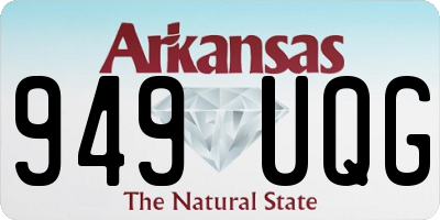 AR license plate 949UQG