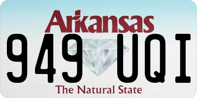 AR license plate 949UQI