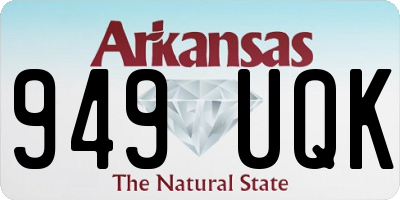 AR license plate 949UQK