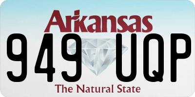 AR license plate 949UQP