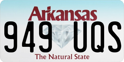 AR license plate 949UQS