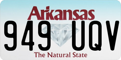 AR license plate 949UQV