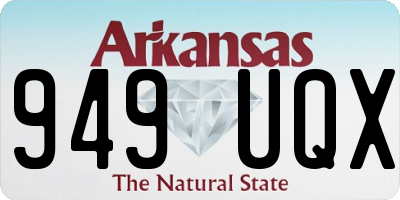 AR license plate 949UQX