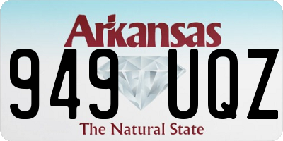 AR license plate 949UQZ