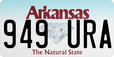 AR license plate 949URA