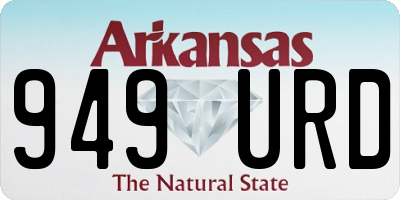 AR license plate 949URD