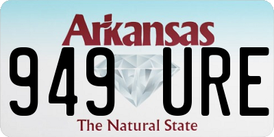 AR license plate 949URE