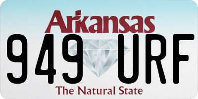 AR license plate 949URF