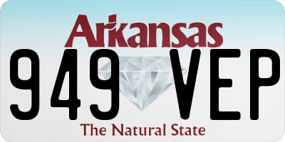 AR license plate 949VEP