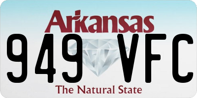 AR license plate 949VFC