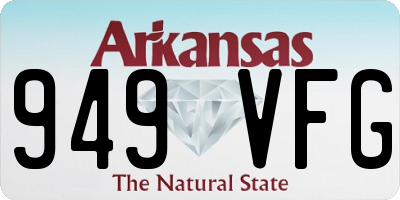AR license plate 949VFG