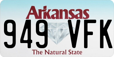 AR license plate 949VFK