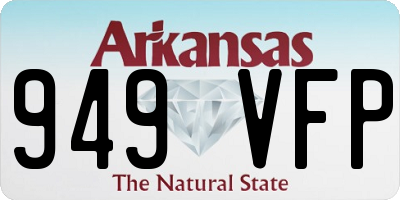 AR license plate 949VFP