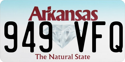 AR license plate 949VFQ
