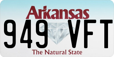 AR license plate 949VFT