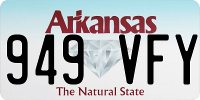 AR license plate 949VFY