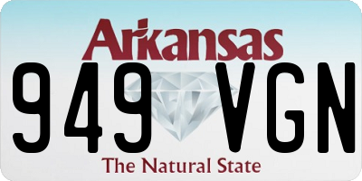 AR license plate 949VGN