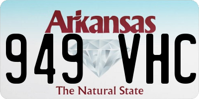 AR license plate 949VHC