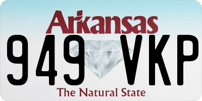 AR license plate 949VKP