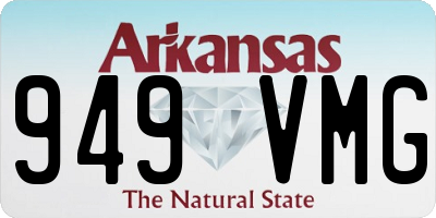 AR license plate 949VMG