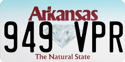 AR license plate 949VPR