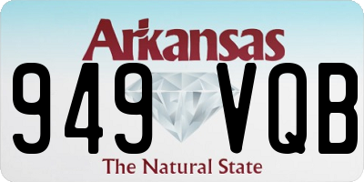 AR license plate 949VQB