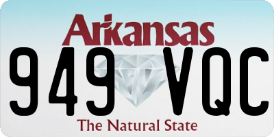 AR license plate 949VQC