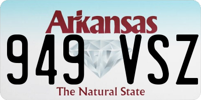 AR license plate 949VSZ