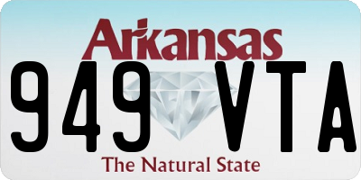 AR license plate 949VTA