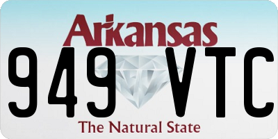 AR license plate 949VTC