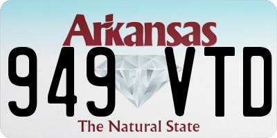 AR license plate 949VTD