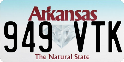 AR license plate 949VTK