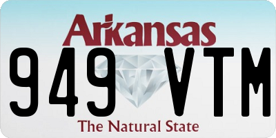 AR license plate 949VTM