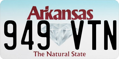 AR license plate 949VTN