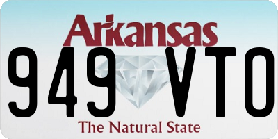 AR license plate 949VTO