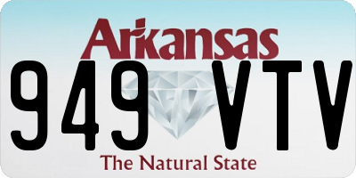 AR license plate 949VTV