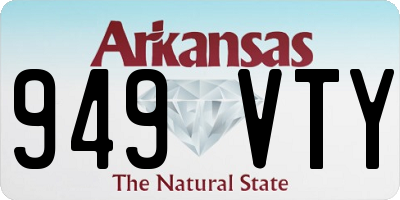 AR license plate 949VTY