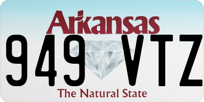 AR license plate 949VTZ