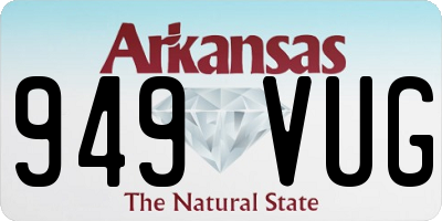 AR license plate 949VUG