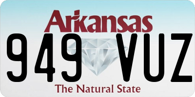 AR license plate 949VUZ