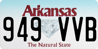 AR license plate 949VVB