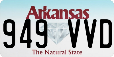 AR license plate 949VVD