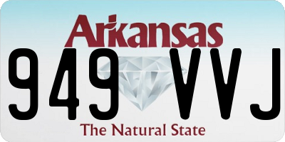 AR license plate 949VVJ