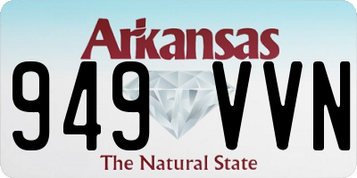 AR license plate 949VVN