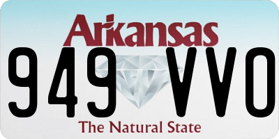 AR license plate 949VVO