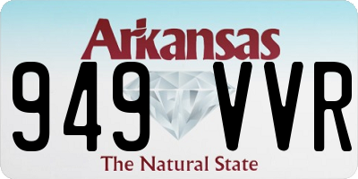AR license plate 949VVR