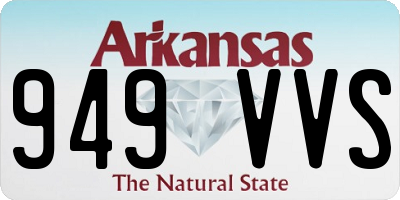 AR license plate 949VVS