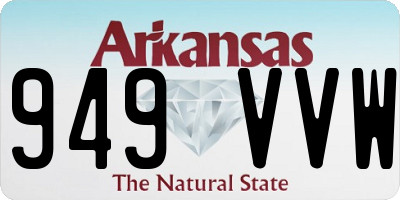 AR license plate 949VVW