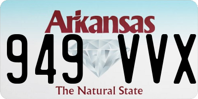 AR license plate 949VVX